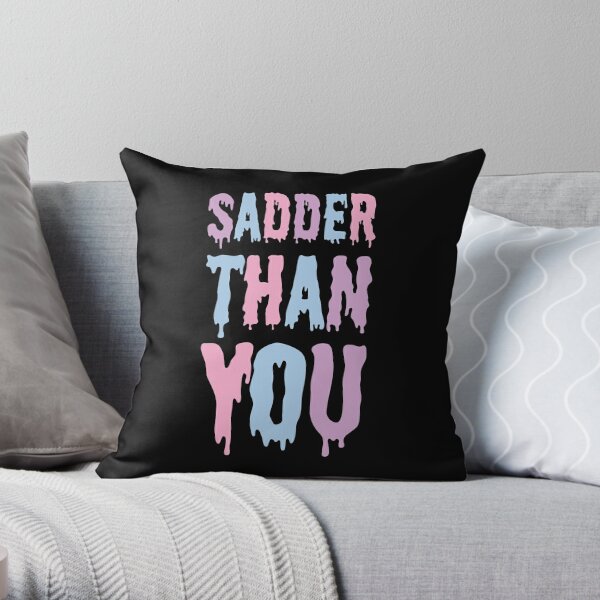 Kawaii Pastel Goth For Soft Grunge Aesthetic Fan Throw Pillow by