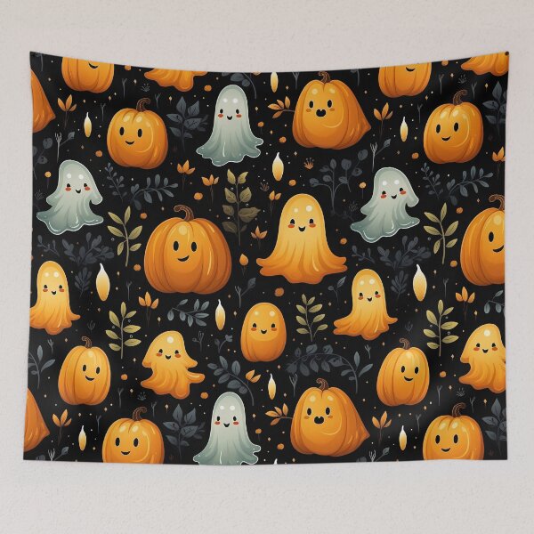 Item preview, Seamless Patterns Halloween Pumpkin designed and sold by sfwArt.