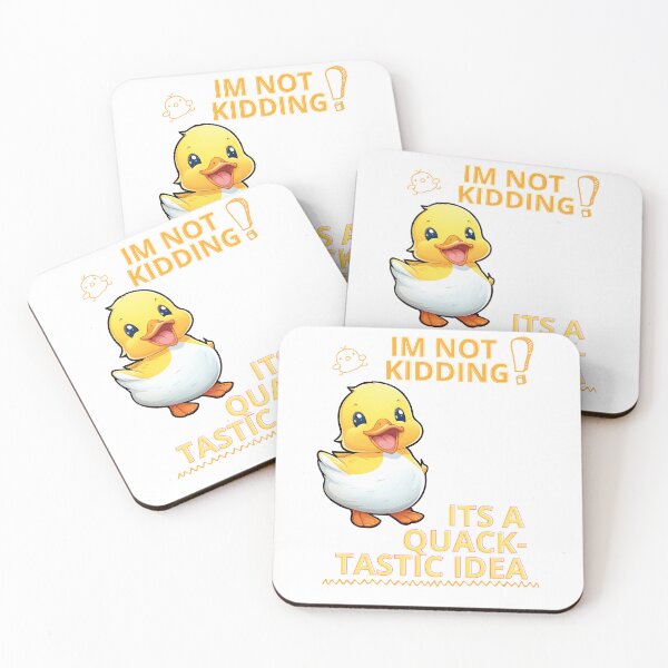 Item preview, Im not kidding cute duck designed and sold by WickyWildLife.