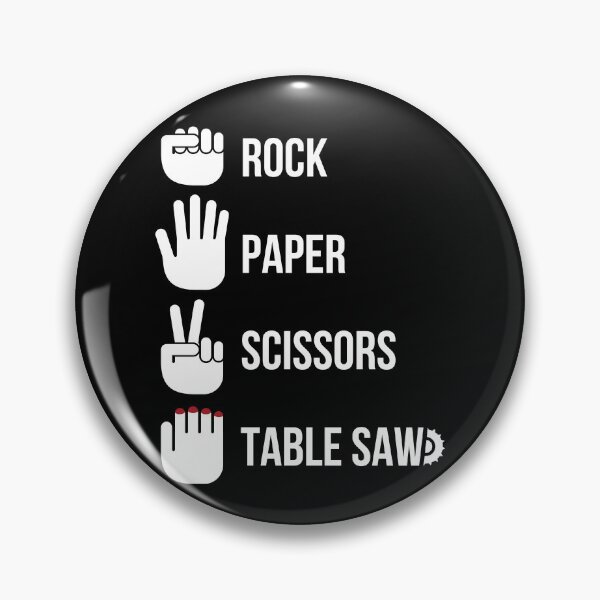 Item preview, Rock Paper Scissors Table Saw Carpenter designed and sold by MooonTees.