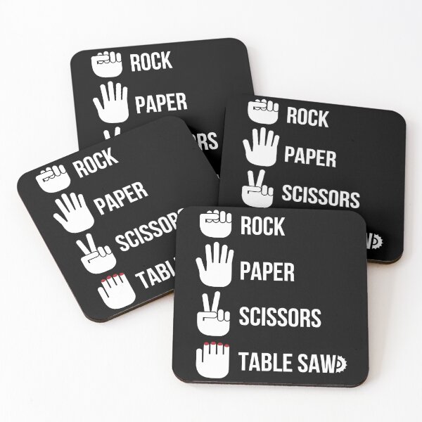 Item preview, Rock Paper Scissors Table Saw Carpenter designed and sold by MooonTees.