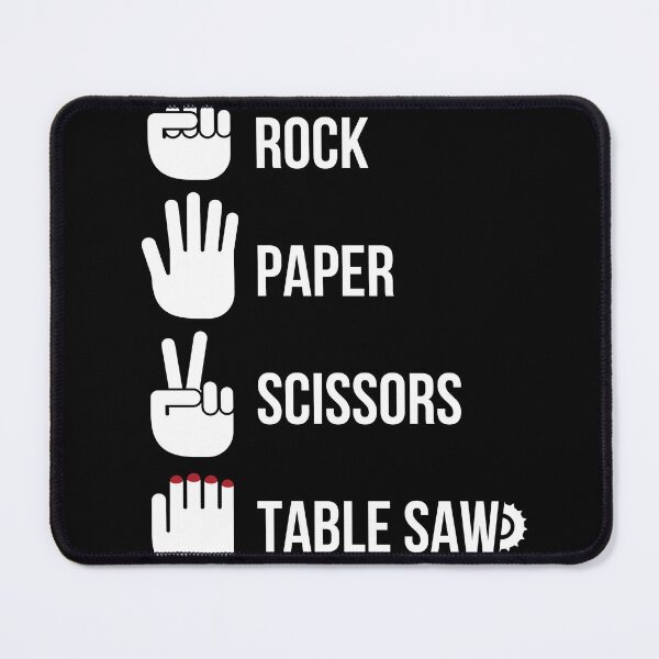 Item preview, Rock Paper Scissors Table Saw Carpenter designed and sold by MooonTees.