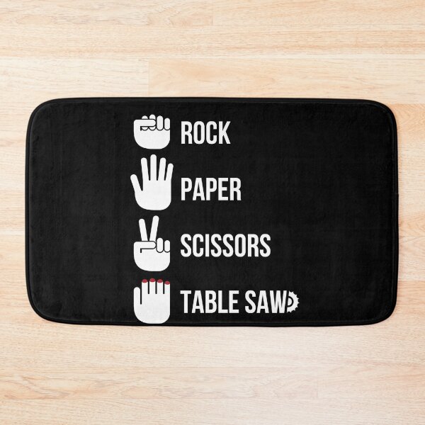 Item preview, Rock Paper Scissors Table Saw Carpenter designed and sold by MooonTees.