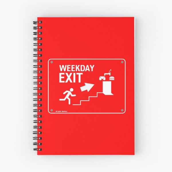 Item preview, Weekday Exit Sign designed and sold by ArashiiGames.