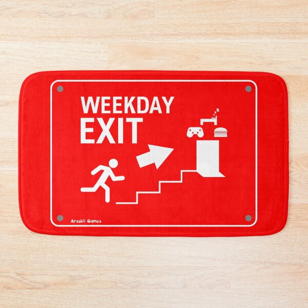Item preview, Weekday Exit Sign designed and sold by ArashiiGames.