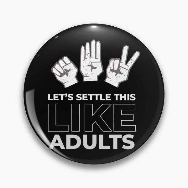 Item preview, Rock Paper Scissors Like Adults designed and sold by MooonTees.
