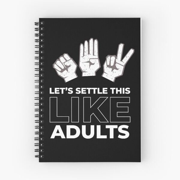 Item preview, Rock Paper Scissors Like Adults designed and sold by MooonTees.