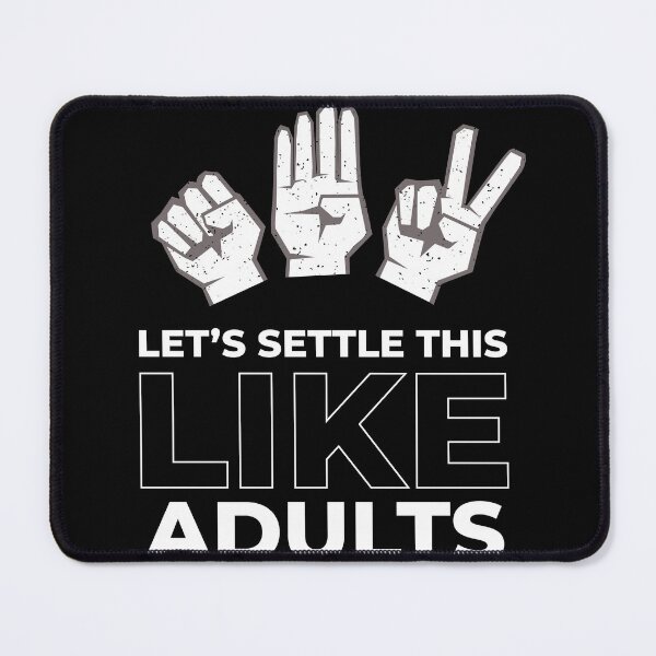 Item preview, Rock Paper Scissors Like Adults designed and sold by MooonTees.