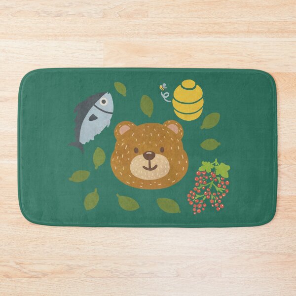 Item preview, Bear and its favorite food designed and sold by iriafung.