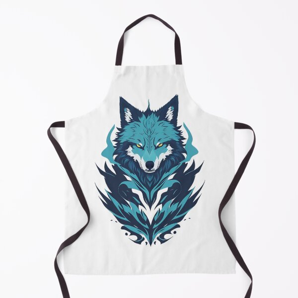 Item preview, Blue Vector Style Wolf Logo designed and sold by NordicBadger.