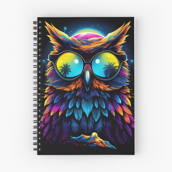 Item preview, "Nightwise Wisdom: Owl in Style" designed and sold by Art-Vortex-fr.