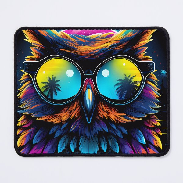 Item preview, "Nightwise Wisdom: Owl in Style" designed and sold by Art-Vortex-fr.