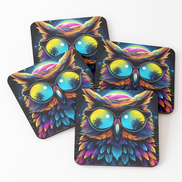 Item preview, "Nightwise Wisdom: Owl in Style" designed and sold by Art-Vortex-fr.