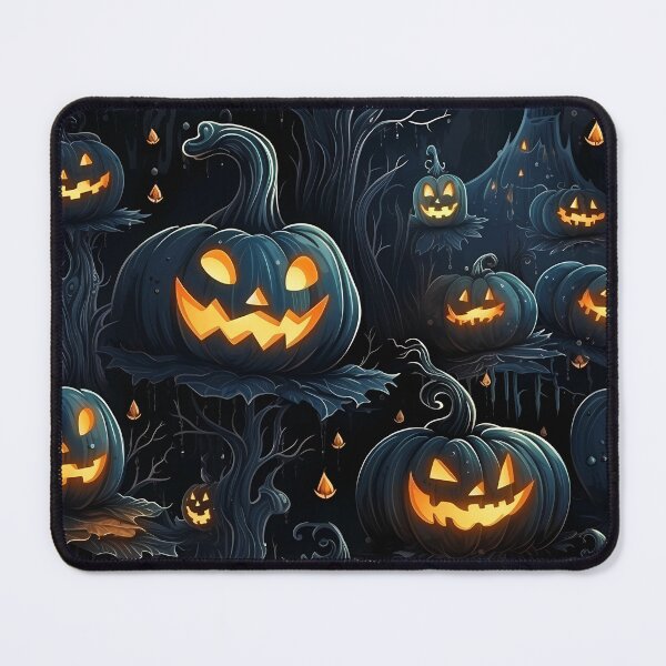 Item preview, Halloween dark pumpkin, seamless Patterns designed and sold by sfwArt.