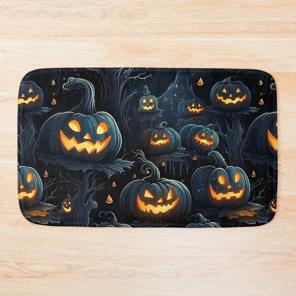 Item preview, Halloween dark pumpkin, seamless Patterns designed and sold by sfwArt.