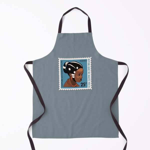 Item preview, 1972 postage stamp Native Girl of Burkina Faso designed and sold by Bimbombam.