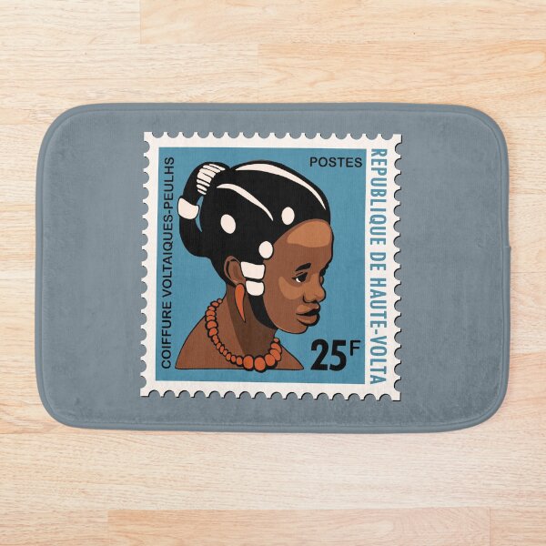 Artikelvorschau, 1972 Briefmarke Native Girl of Burkina Faso entworfen und verkauft von Bimbombam.