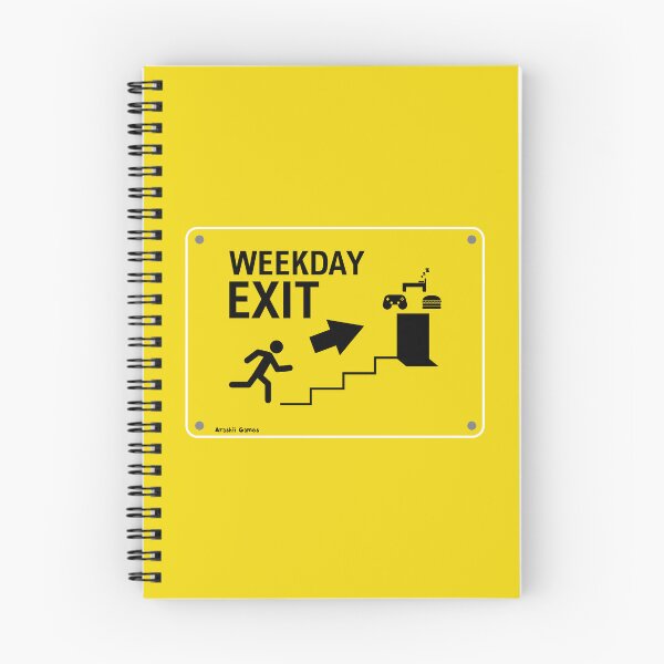 Item preview, Weekday Exit Sign designed and sold by ArashiiGames.