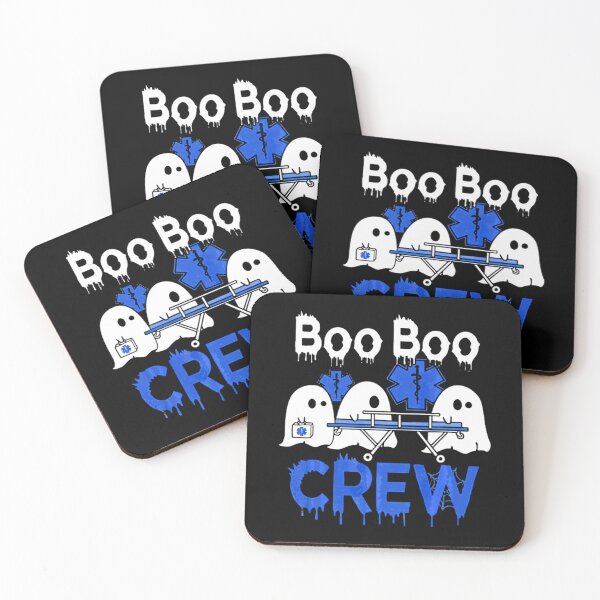 Item preview, Boo Boo Crew Ghost Paramedic EMT EMS Nurse Halloween  	 designed and sold by odxcsprv68.