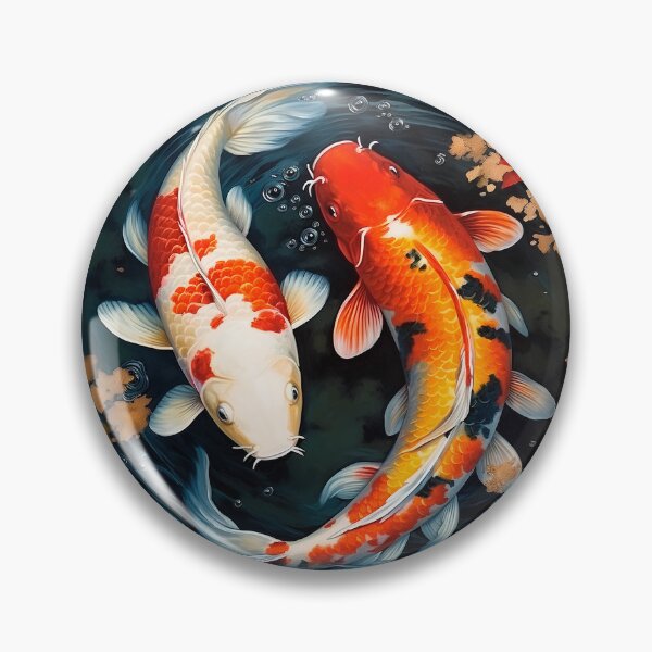 Item preview, Koi Fish - yin yang I designed and sold by ArtMysterious.