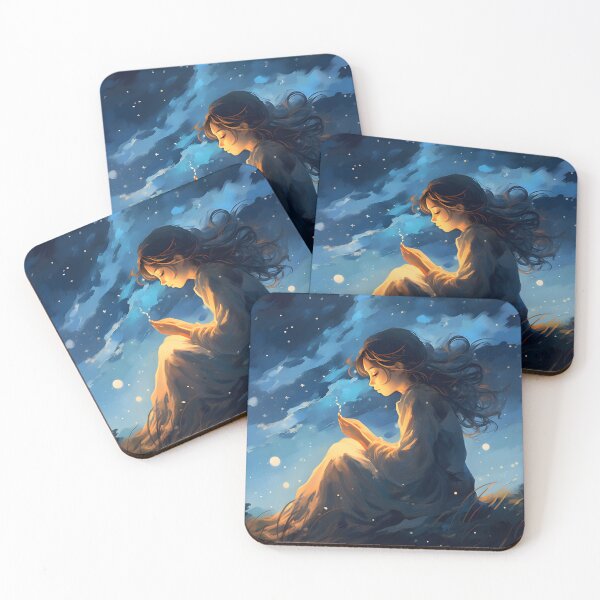 Item preview, Magical Starry Night Escape | Watercolor Night Sky Canvas designed and sold by Shirtastically.