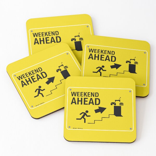 Item preview, Weekend Ahead Exit Sign designed and sold by ArashiiGames.