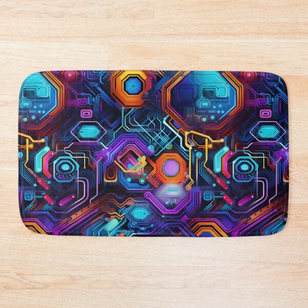 Item preview, Cosmic Dreams: A Distinct Sci-Fi Futuristic Seamless Pattern designed and sold by AlienSkinEyes.
