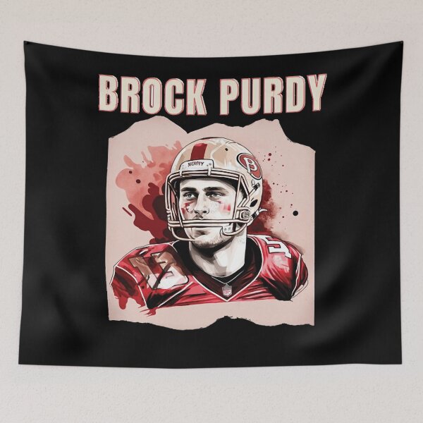 Item preview, brock purdy 49ers football designed and sold by ShopArtMcfarla.