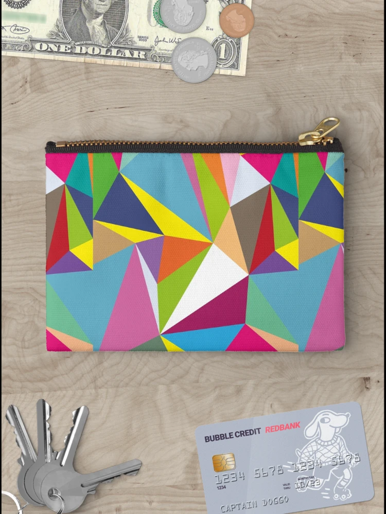 Thumbnail 3 of 4, Zipper Pouch, Triangles designed and sold by Devis Pederzini.