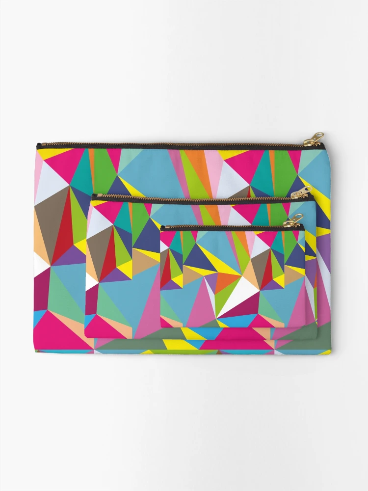 Thumbnail 2 of 4, Zipper Pouch, Triangles designed and sold by Devis Pederzini.