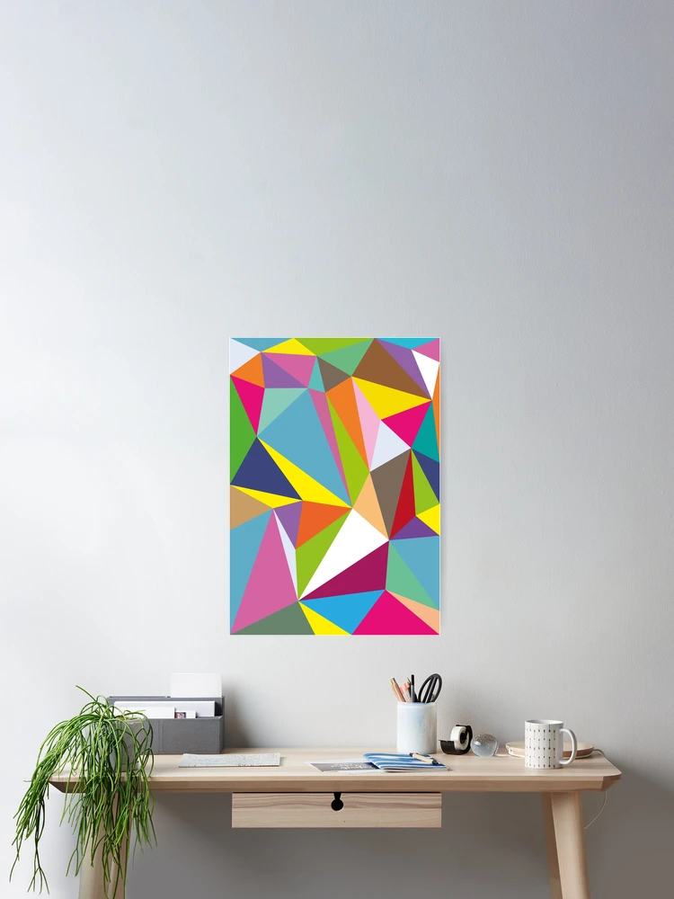 Thumbnail 2 of 3, Poster, Triangles designed and sold by Devis Pederzini.