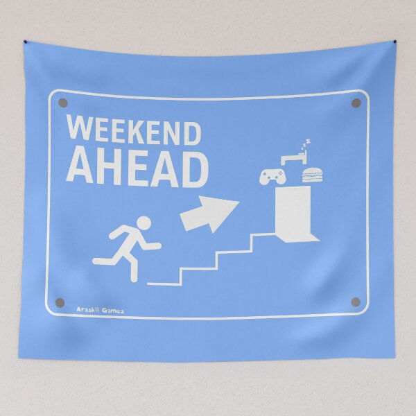 Item preview, Weekend Ahead Exit Sign designed and sold by ArashiiGames.