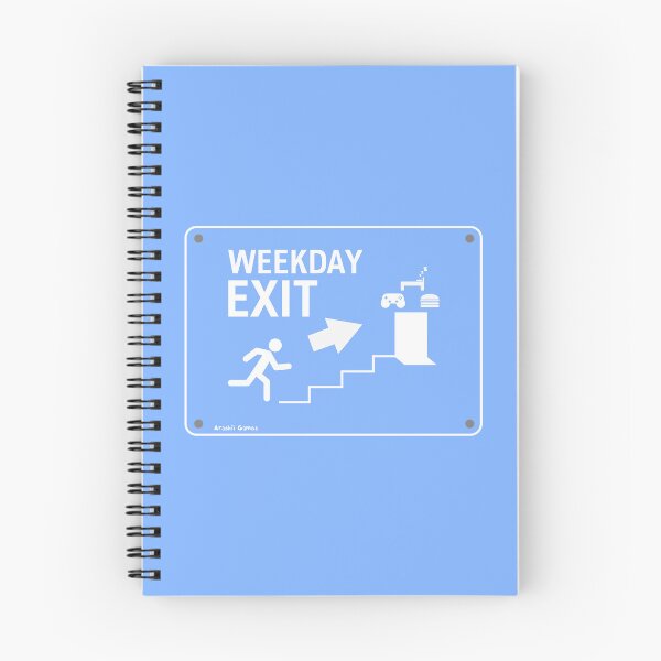 Item preview, Weekday Exit Sign designed and sold by ArashiiGames.
