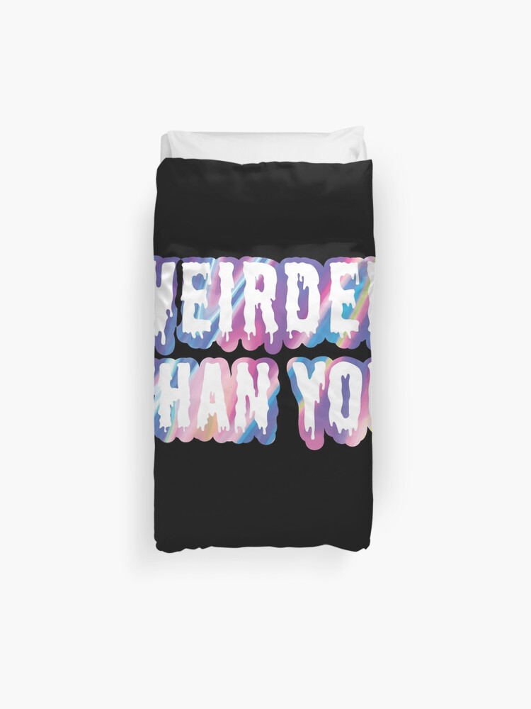 Pastel Goth Weirder Than You Kawaii Creepy Cute Duvet Cover