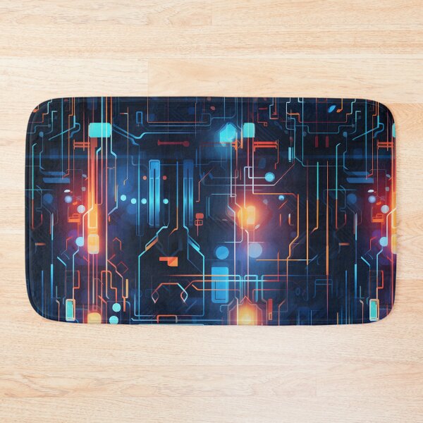 Item preview, Cosmic Dreams: A Distinct Sci-Fi Futuristic Seamless Pattern designed and sold by AlienSkinEyes.