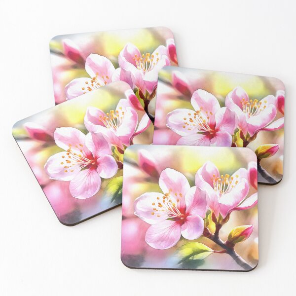 Item preview, Sakura flowers painting designed and sold by AnnArtshock.