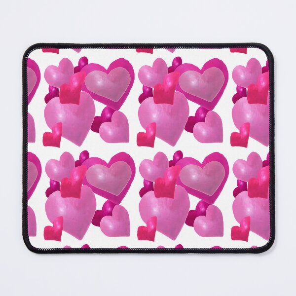 Item preview, Pink Watercolor Hearts - Hand Painted designed and sold by Victoria Rose.