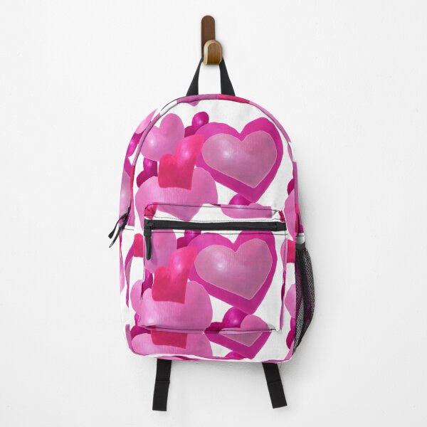 Item preview, Pink Watercolor Hearts - Hand Painted designed and sold by Victoria Rose.