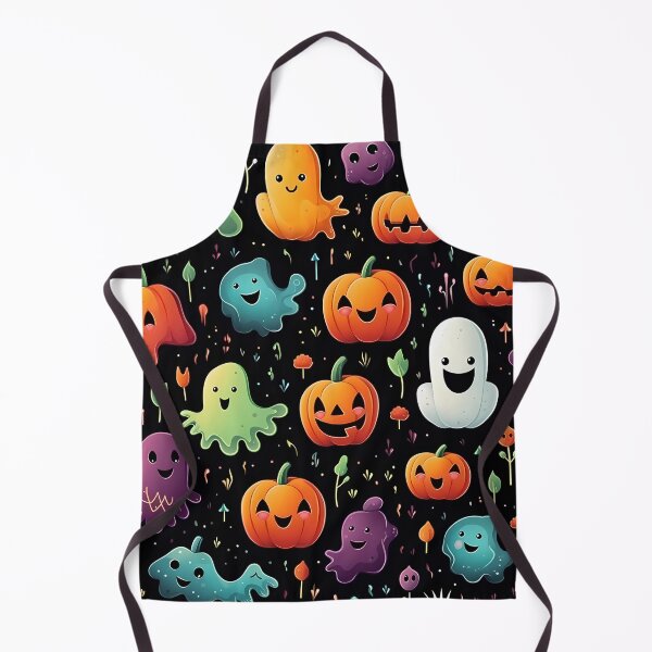 Item preview, Cute Pumpkin colorful Halloween Seamless Pattern designed and sold by sfwArt.