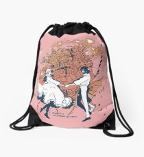 howl's moving castle Drawstring Bag
