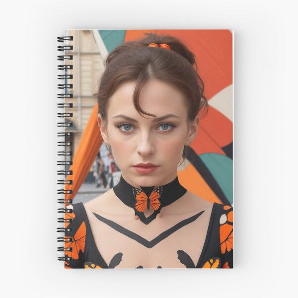 Item preview, Portrait of butterflies woman designed and sold by jsebouvi.