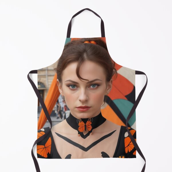 Item preview, Portrait of butterflies woman designed and sold by jsebouvi.