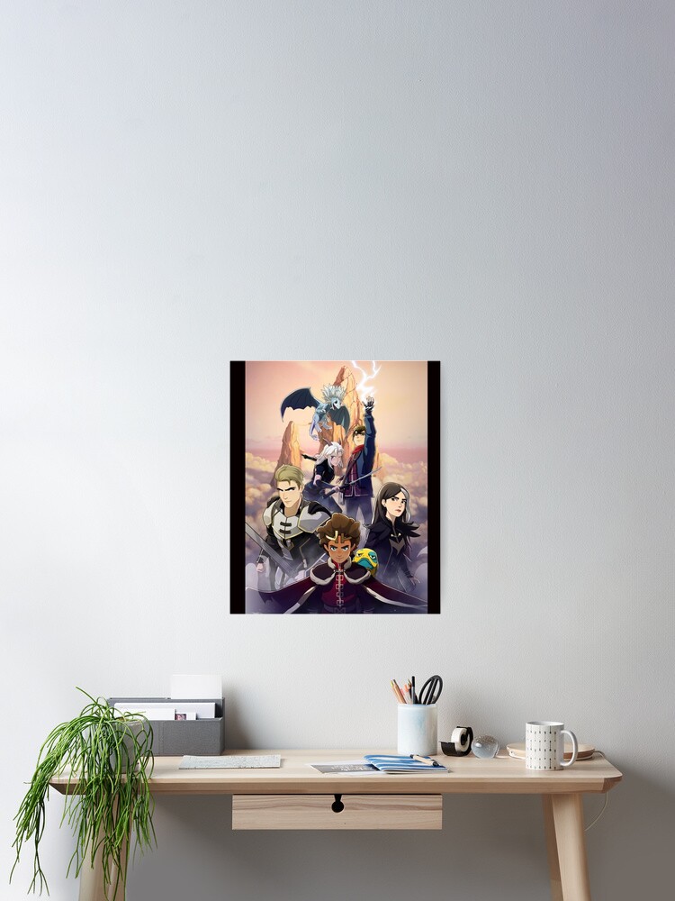 Thumbnail 2 of 3, Poster, war prince dragon designed and sold by KIWANLEYLAND.