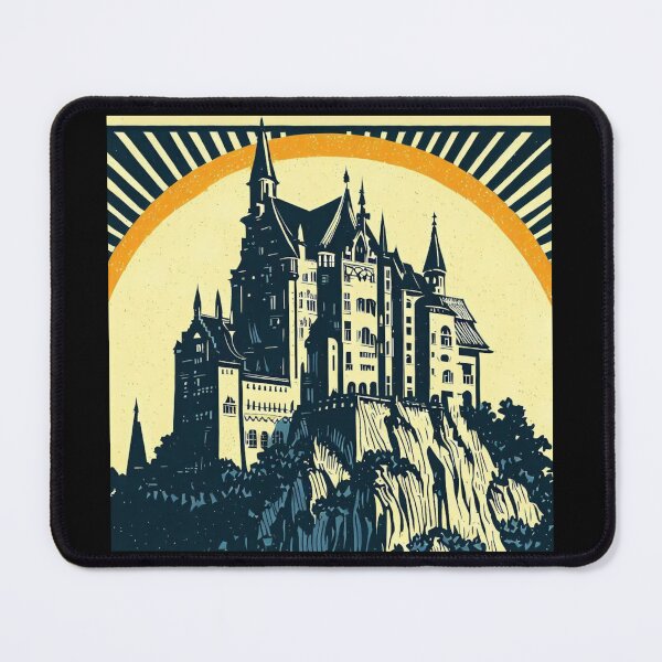Item preview, Fantasy Medieval Castle - Woodcut 3 designed and sold by CrankyOldDude.