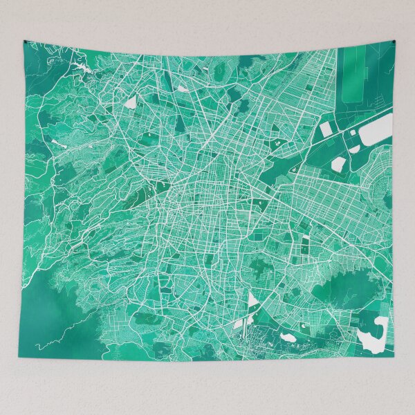 Item preview, Mexico City Map - Watercolor designed and sold by deMAP.