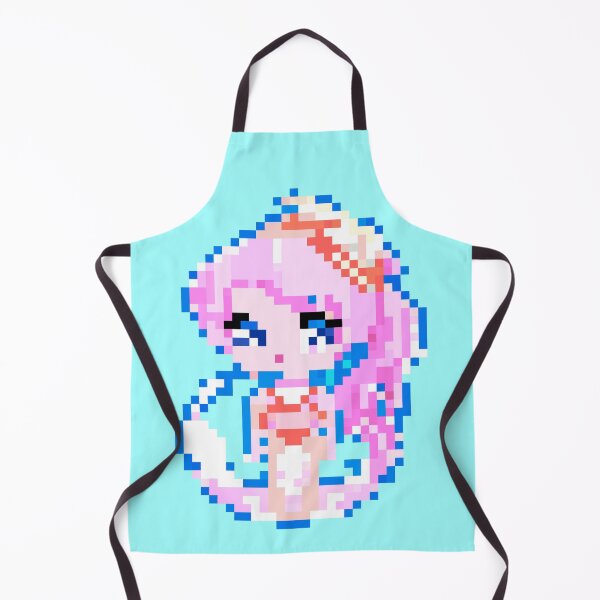Item preview, Kawaii Mermaid Anime Style Pixel Art designed and sold by Puristock.