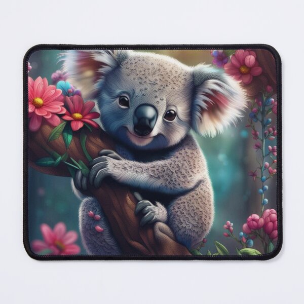 Item preview, Koala beer in tree with flowers designed and sold by JackFreestone.