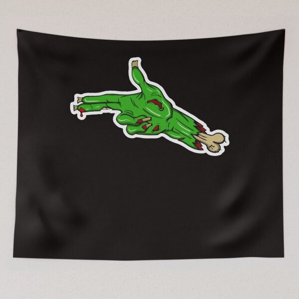 Item preview, green broken gun shaped zombie hand  designed and sold by KIWANLEYLAND.