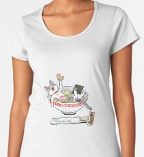 funny cat Women's Premium T-Shirt