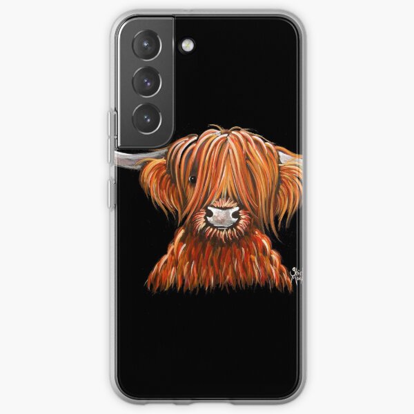 Scottish Hairy Highland Cow ' HARLEY 2 ' by Shirley MacArthur Samsung Galaxy Soft Case